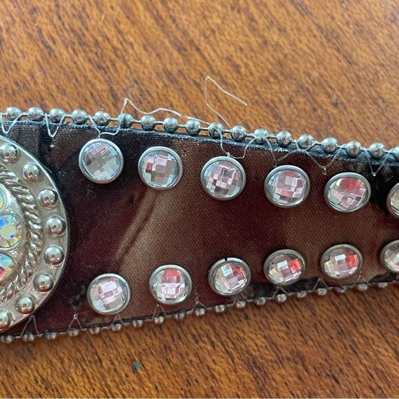 Blazin Roxx Mossy Oak Breakup Camo Leather Belt Size Small 38” end to end - Picture 12 of 13